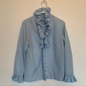Vintage Lee May Pageant Ruffle Blouse